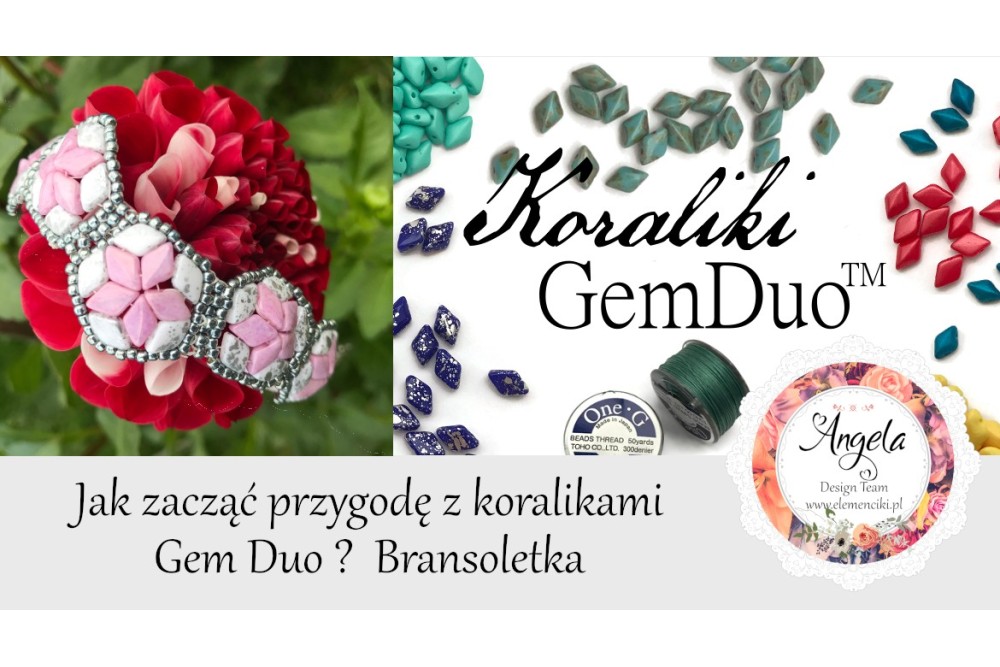Jak zacząć przygodę z koralikami Gem Duo - bransoletka